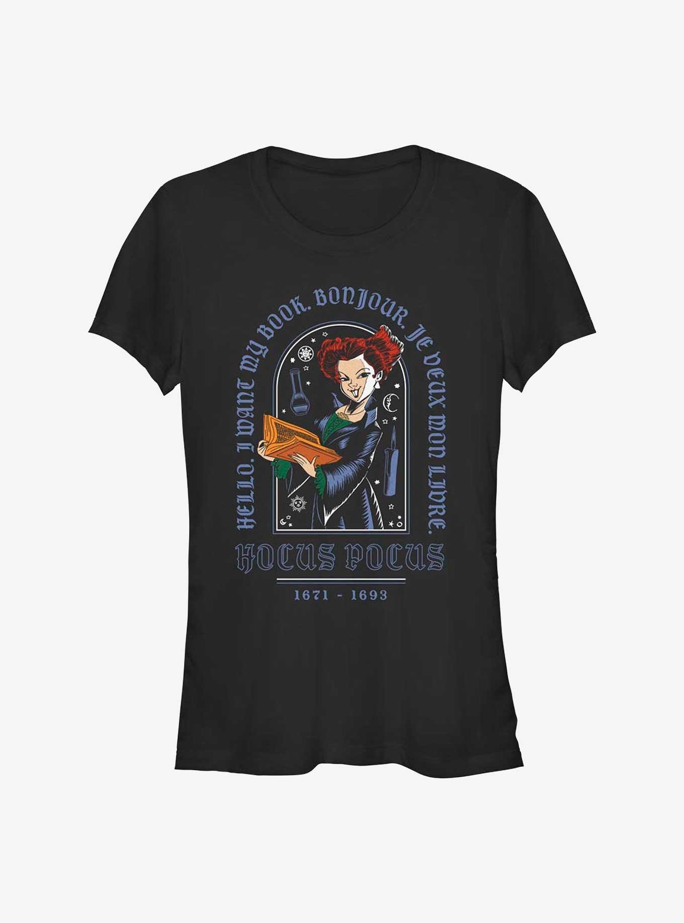 Disney Hocus Pocus Winnie I Want My Book Girls T-Shirt, , hi-res