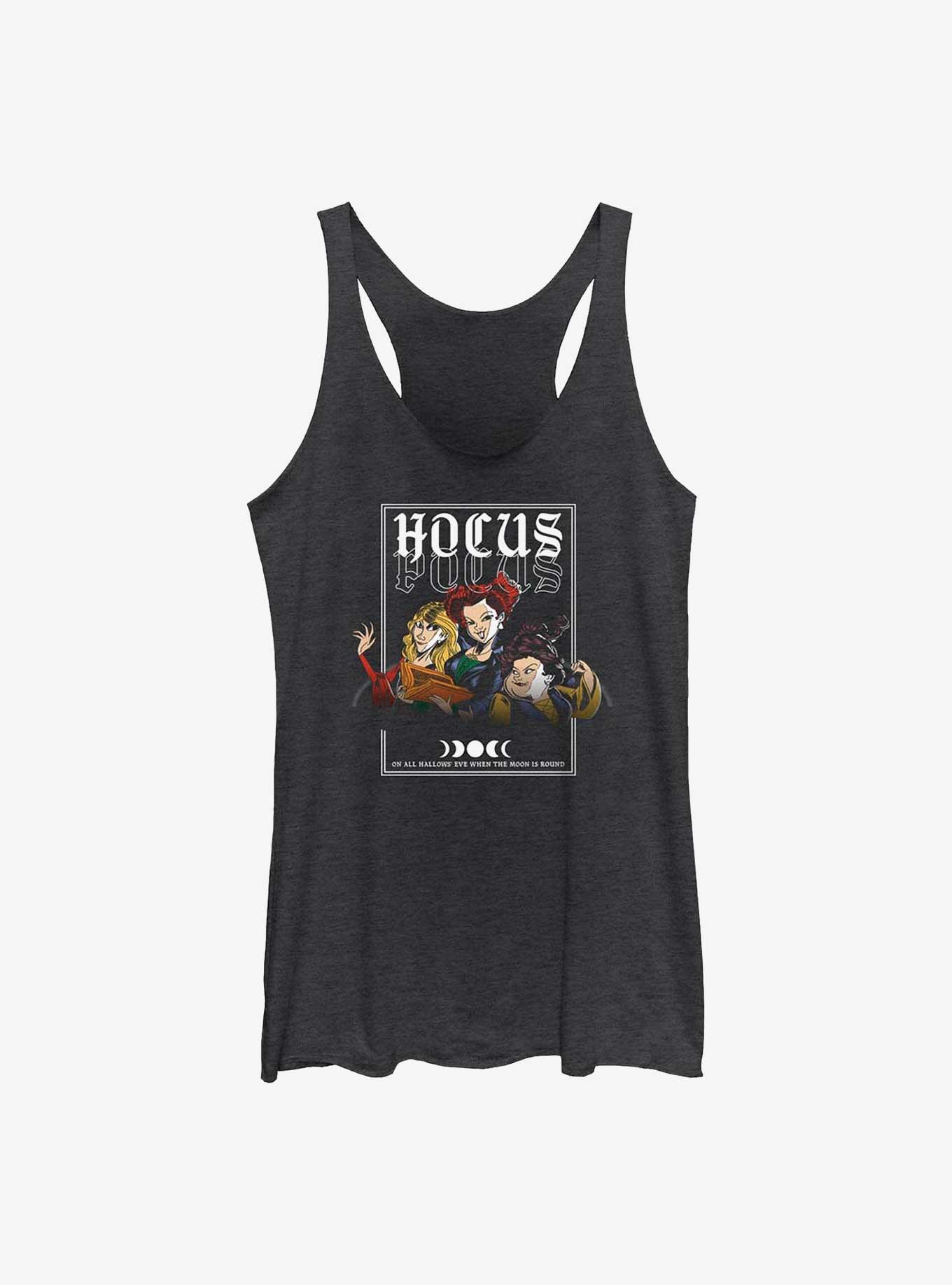 Disney Hocus Pocus Sanderson Sisters Girls Tank, BLK HTR, hi-res