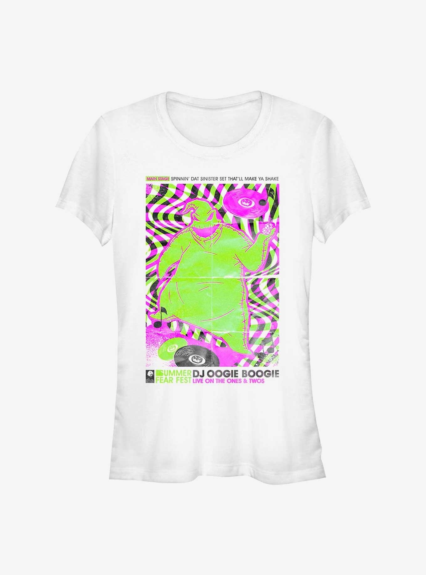 Disney The Nightmare Before Christmas DJ Oogie Boogie Girls T-Shirt, WHITE, hi-res