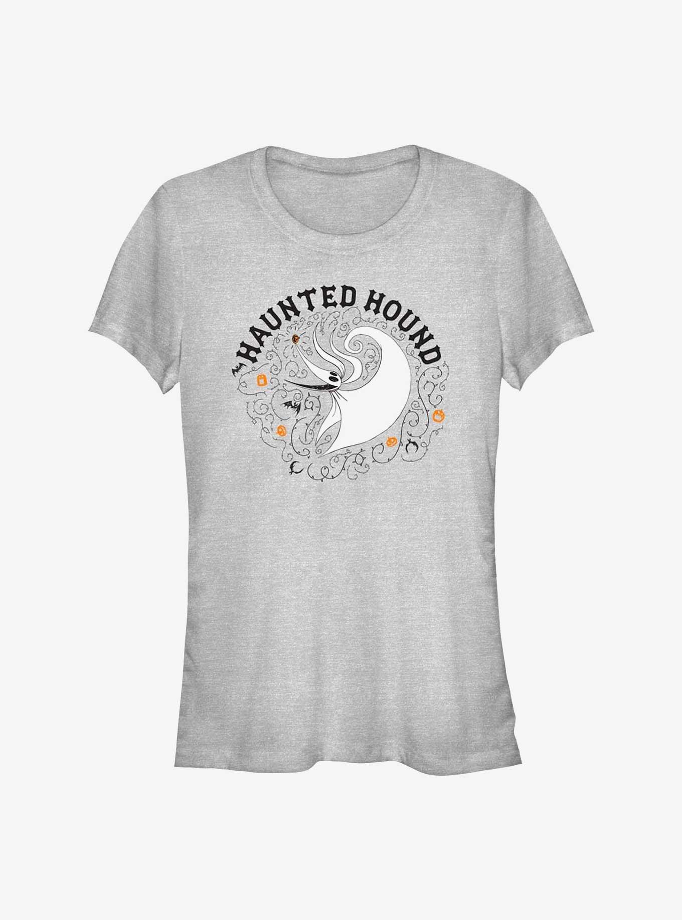 Disney The Nightmare Before Christmas Zero Haunted Hound Girls T-Shirt, ATH HTR, hi-res