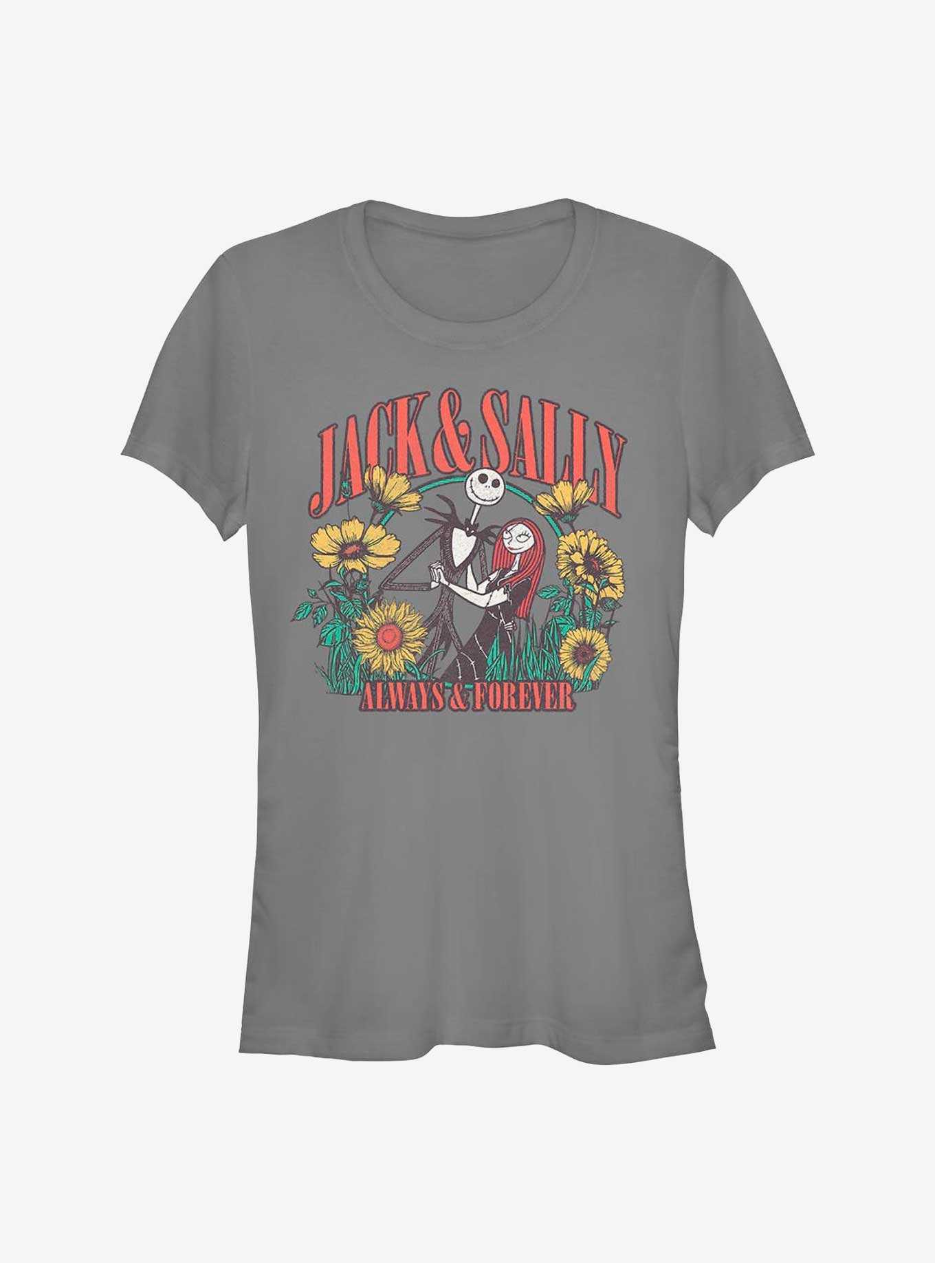 Disney The Nightmare Before Christmas Jack and Sally Girls T-Shirt, , hi-res