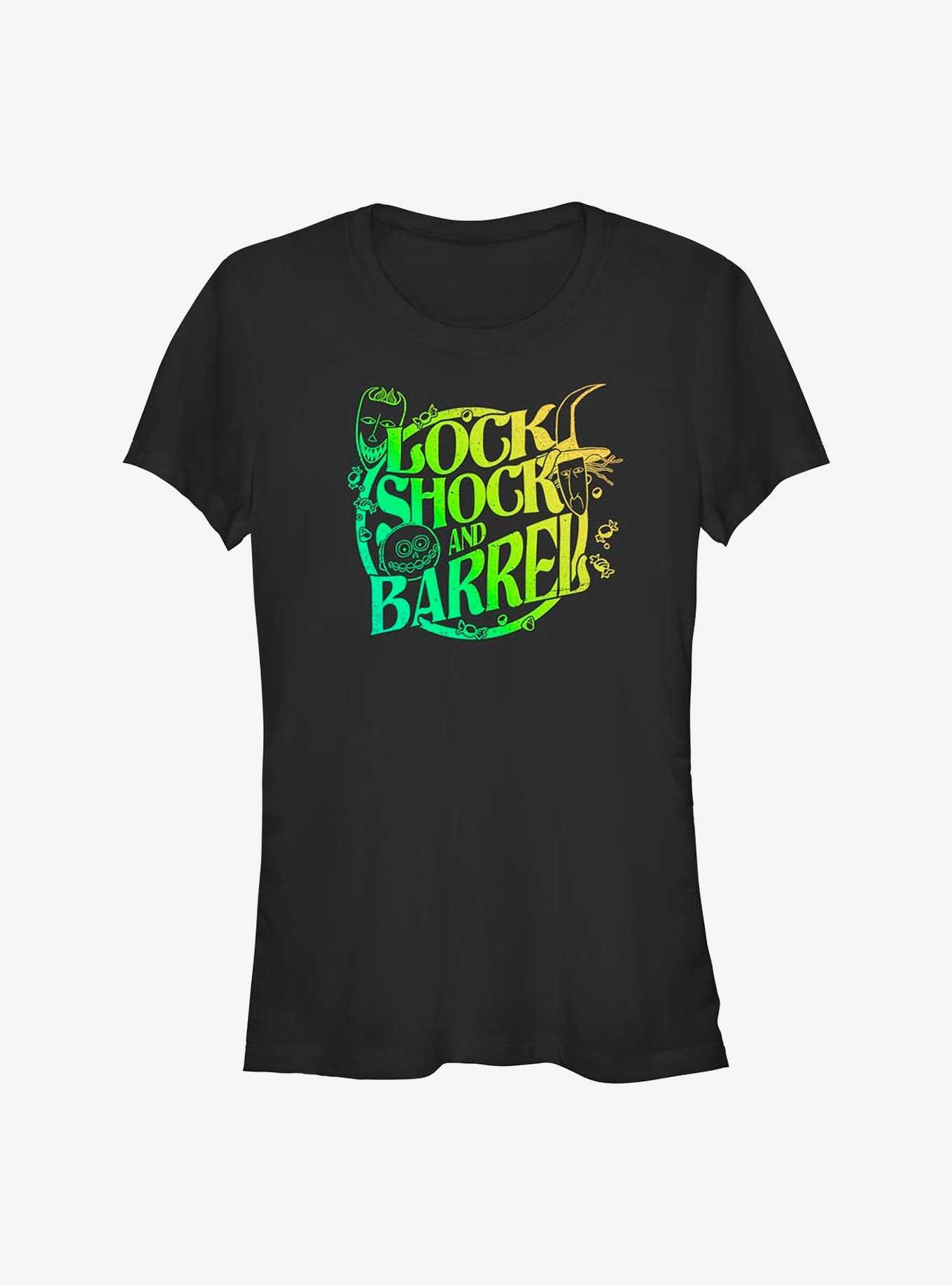 Disney The Nightmare Before Christmas Lock Shock and Barrel Girls T-Shirt, , hi-res