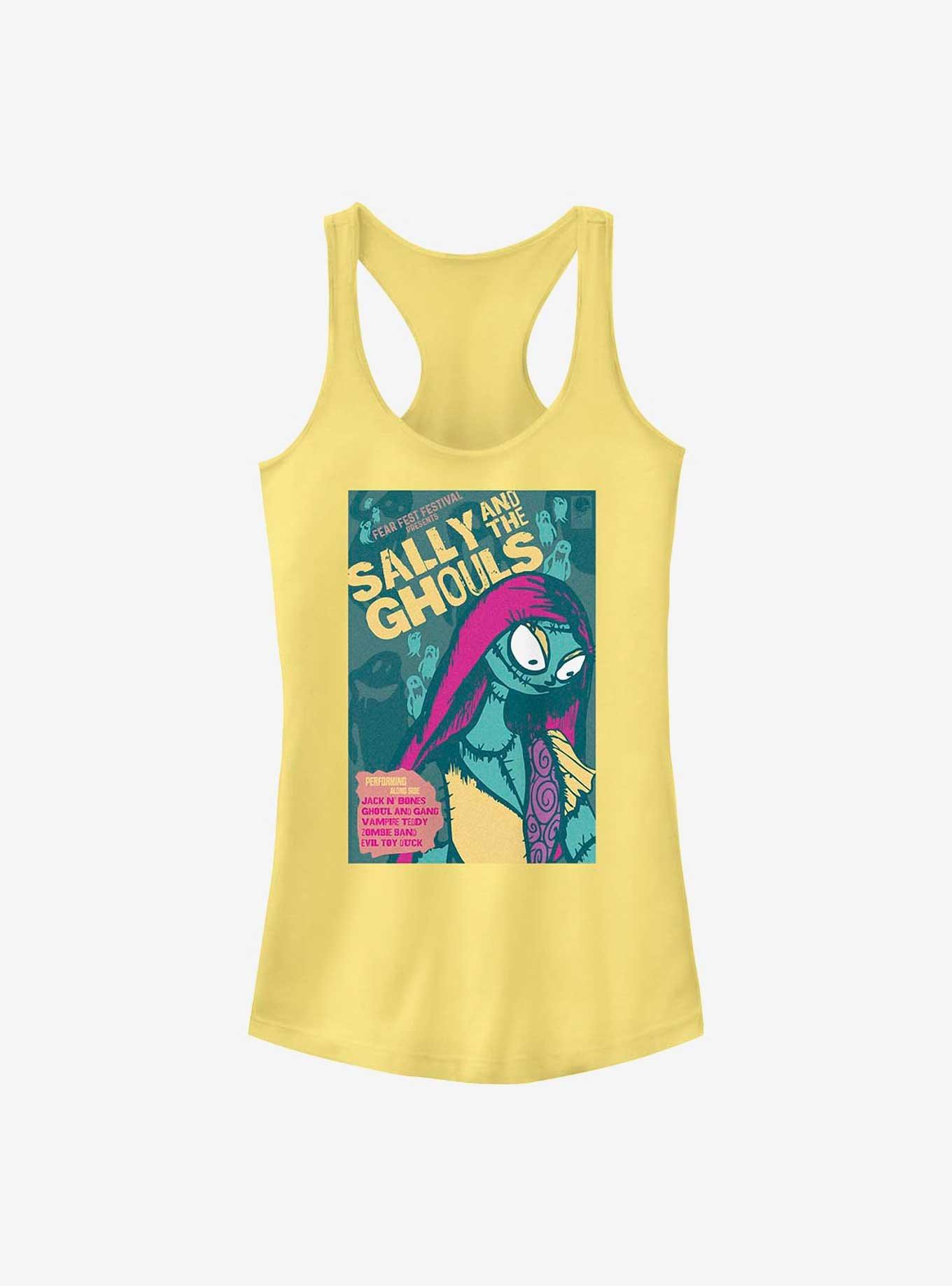 Disney The Nightmare Before Christmas Fear Fest Sally Girls Tank, BANANA, hi-res