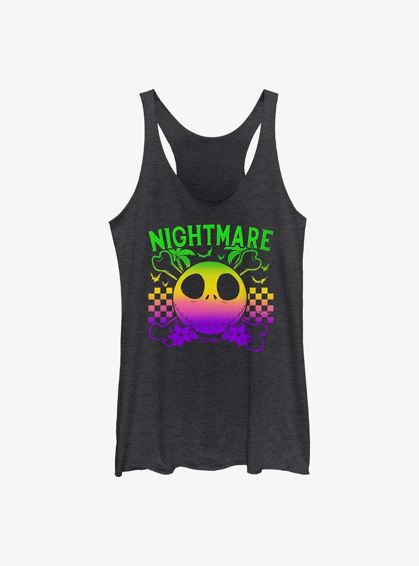 Disney The Nightmare Before Christmas Nightmare Sunset Girls Tank, BLK HTR, hi-res