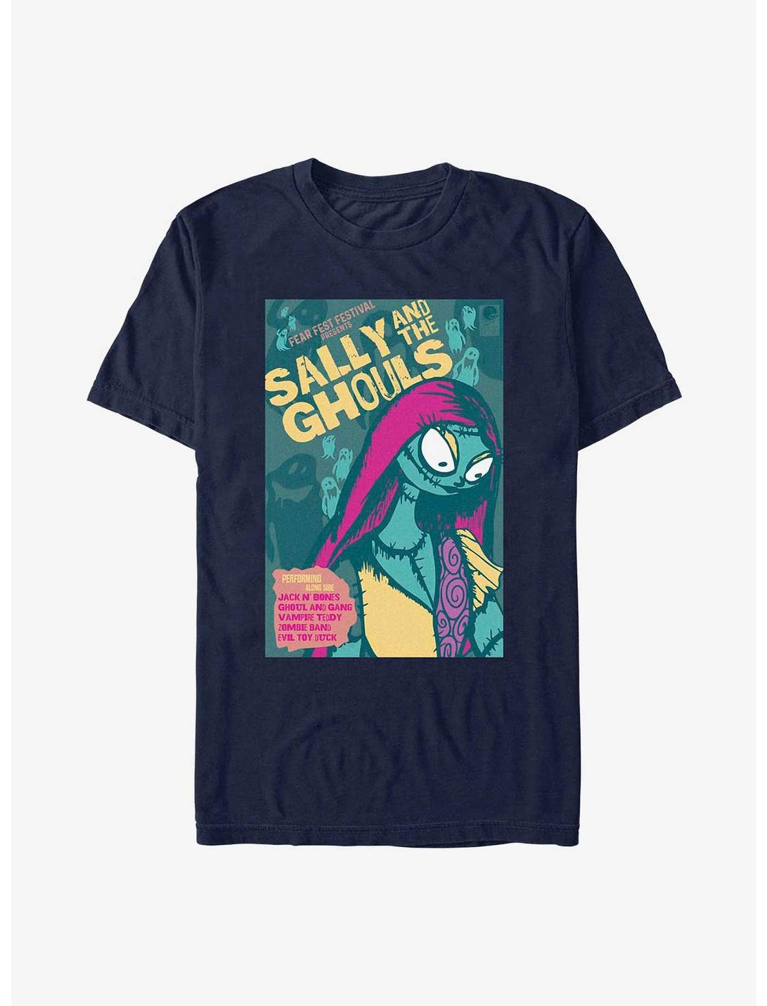 Disney The Nightmare Before Christmas Fear Fest Sally T-Shirt, NAVY, hi-res