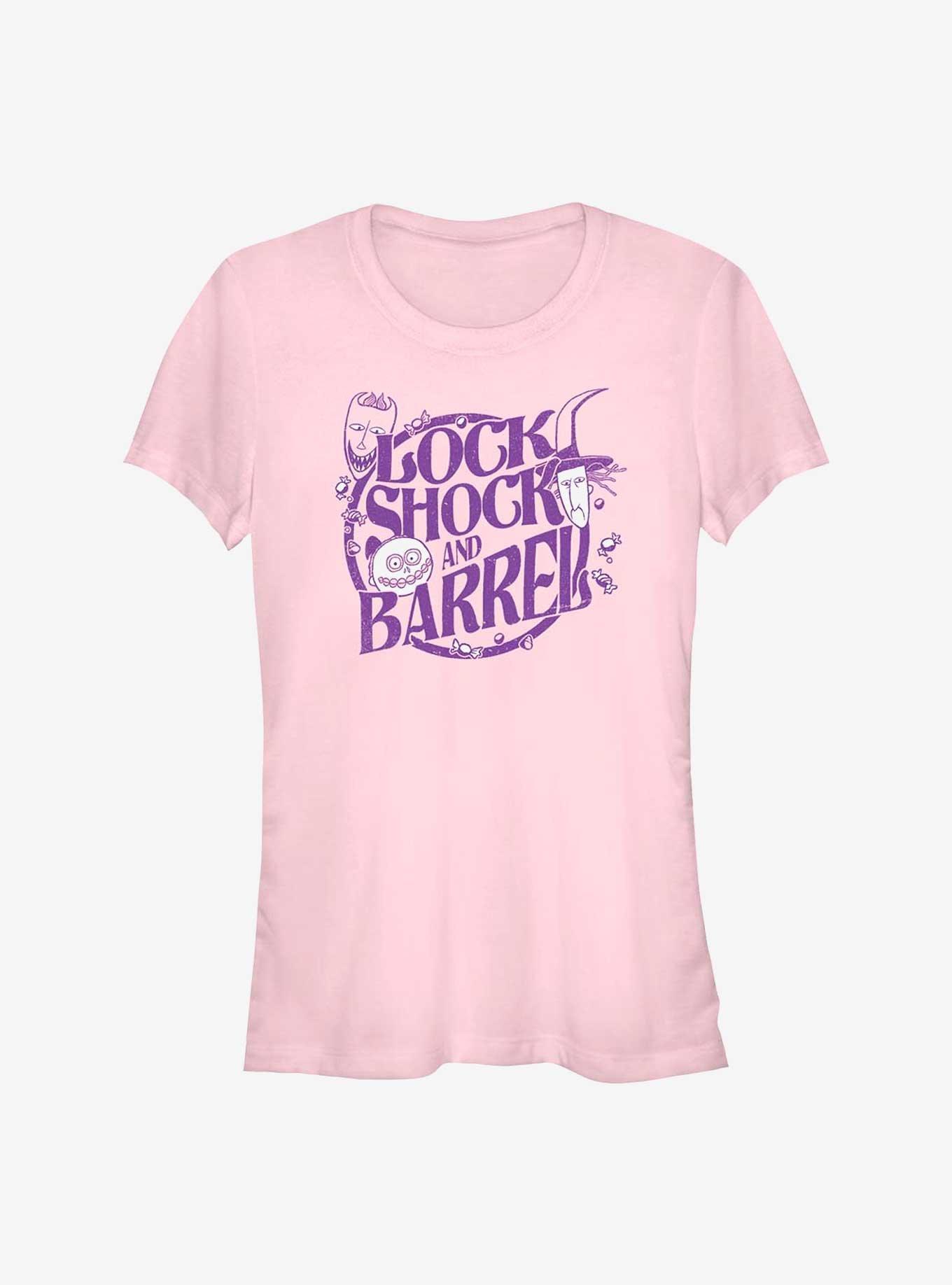 Disney The Nightmare Before Christmas Lock Shock and Barrel Girls T-Shirt, , hi-res
