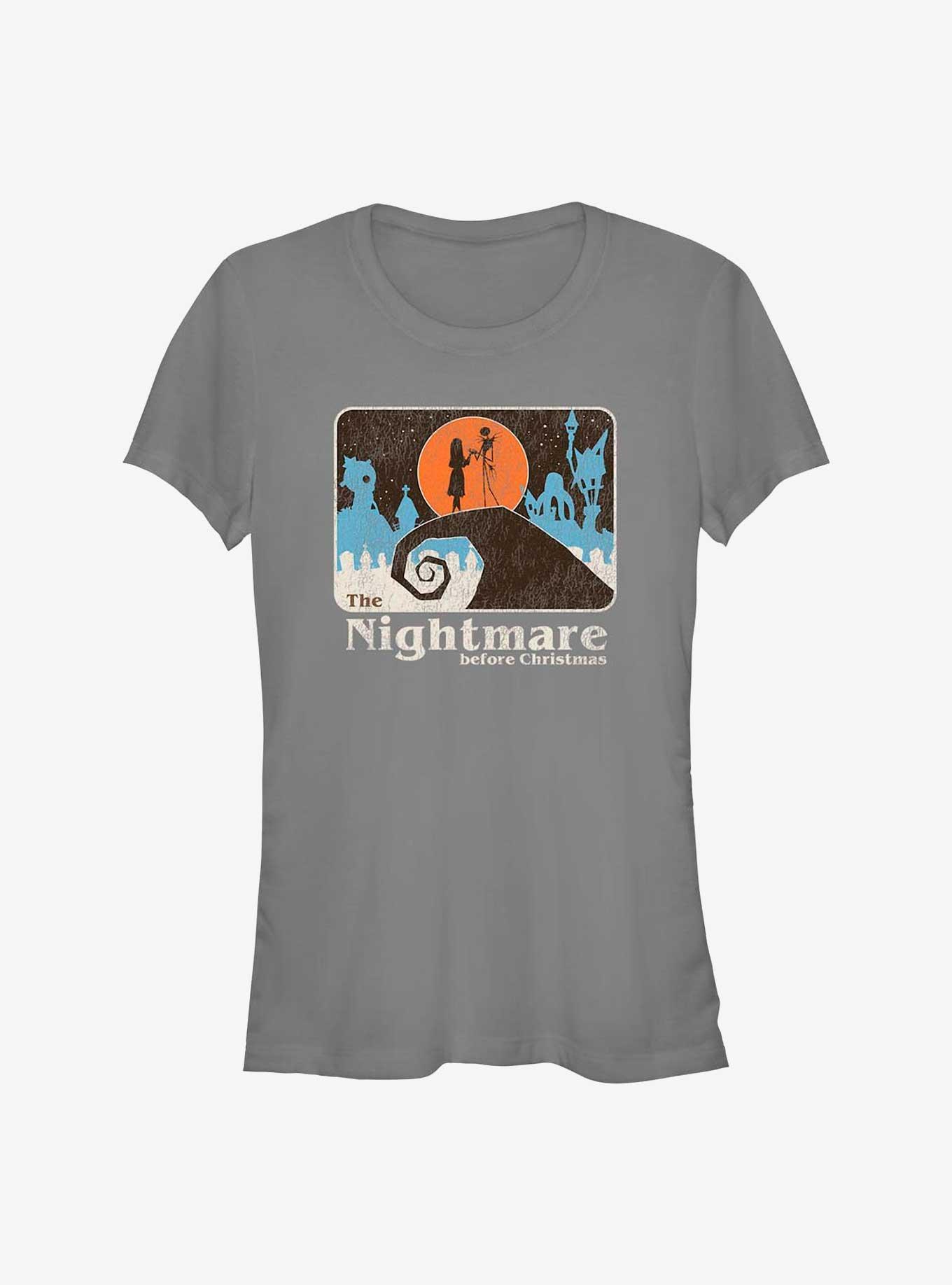 Disney The Nightmare Before Christmas Moonlit Lovers Jack and Sally Girls T-Shirt, , hi-res