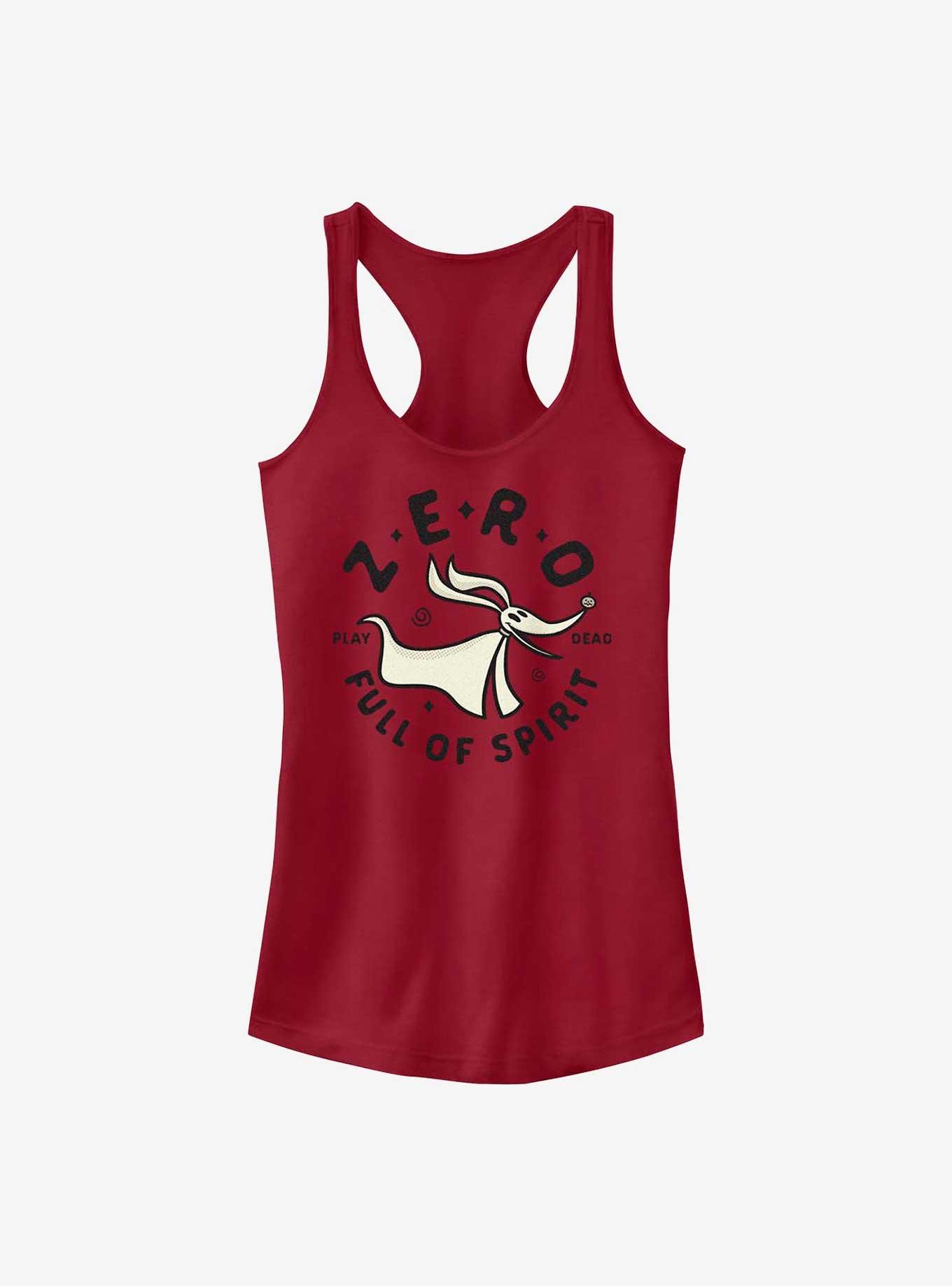 Disney The Nightmare Before Christmas Zero Full of Spirit Girls Tank, SCARLET, hi-res