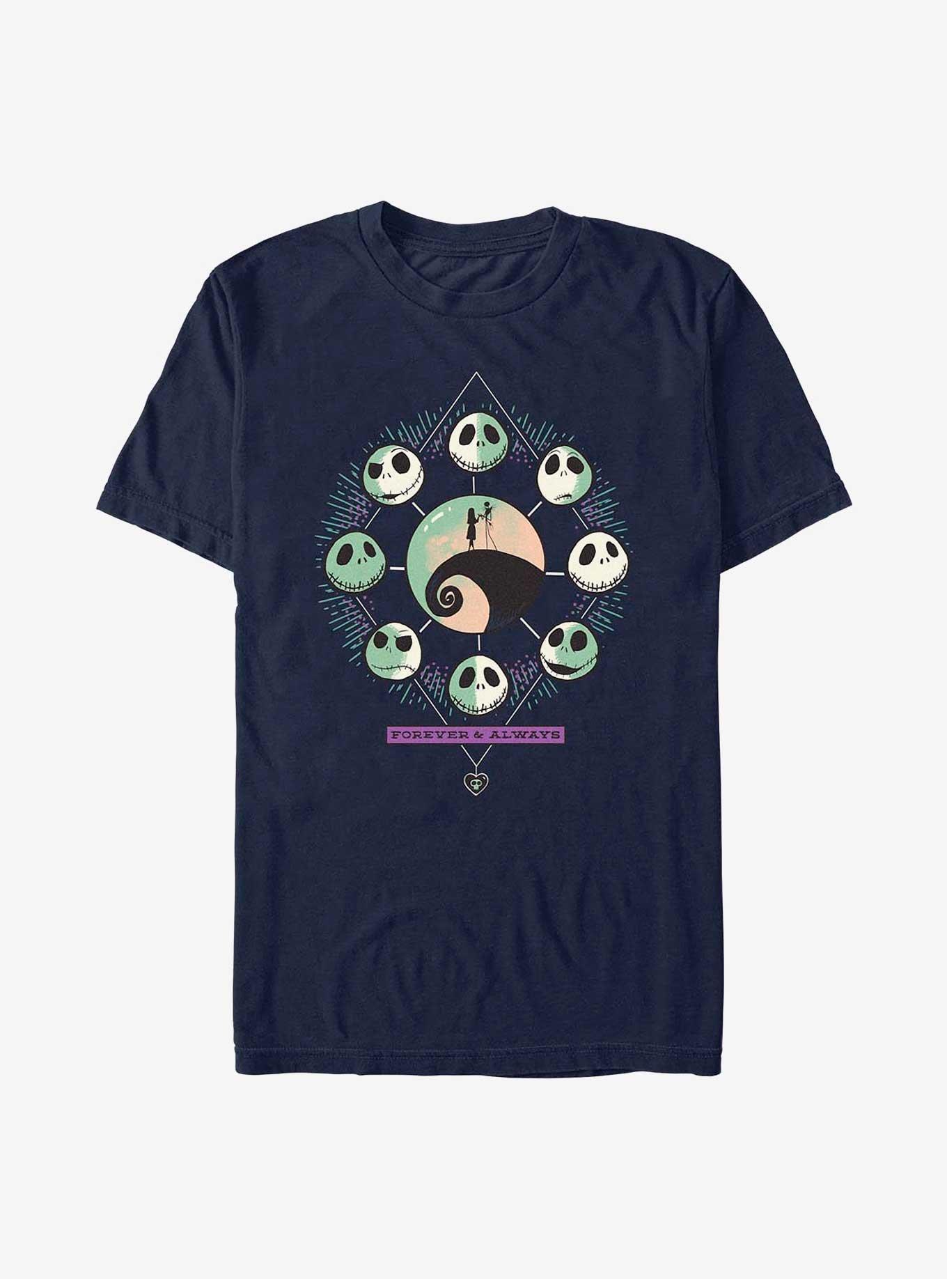 Disney The Nightmare Before Christmas Forever and Always T-Shirt, NAVY, hi-res