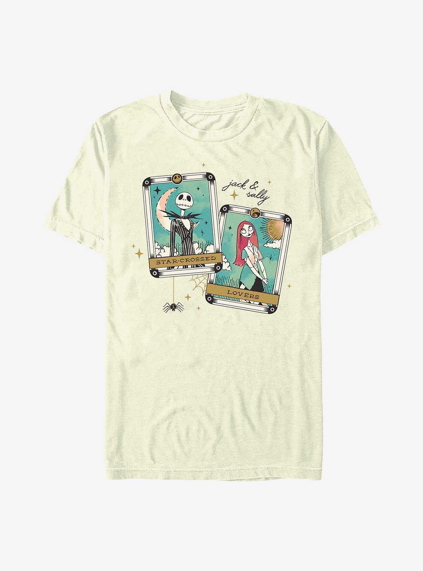 Disney The Nightmare Before Christmas Jack and Sally Tarot Cards T-Shirt, , hi-res