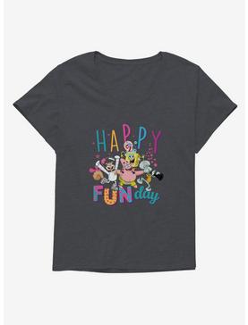 SpongeBob SquarePants Happy Fun Day Girls T-Shirt Plus Size, , hi-res