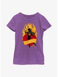 Disney The Nightmare Before Christmas Terribly Nice Youth Girls T-Shirt, PURPLE BERRY, hi-res