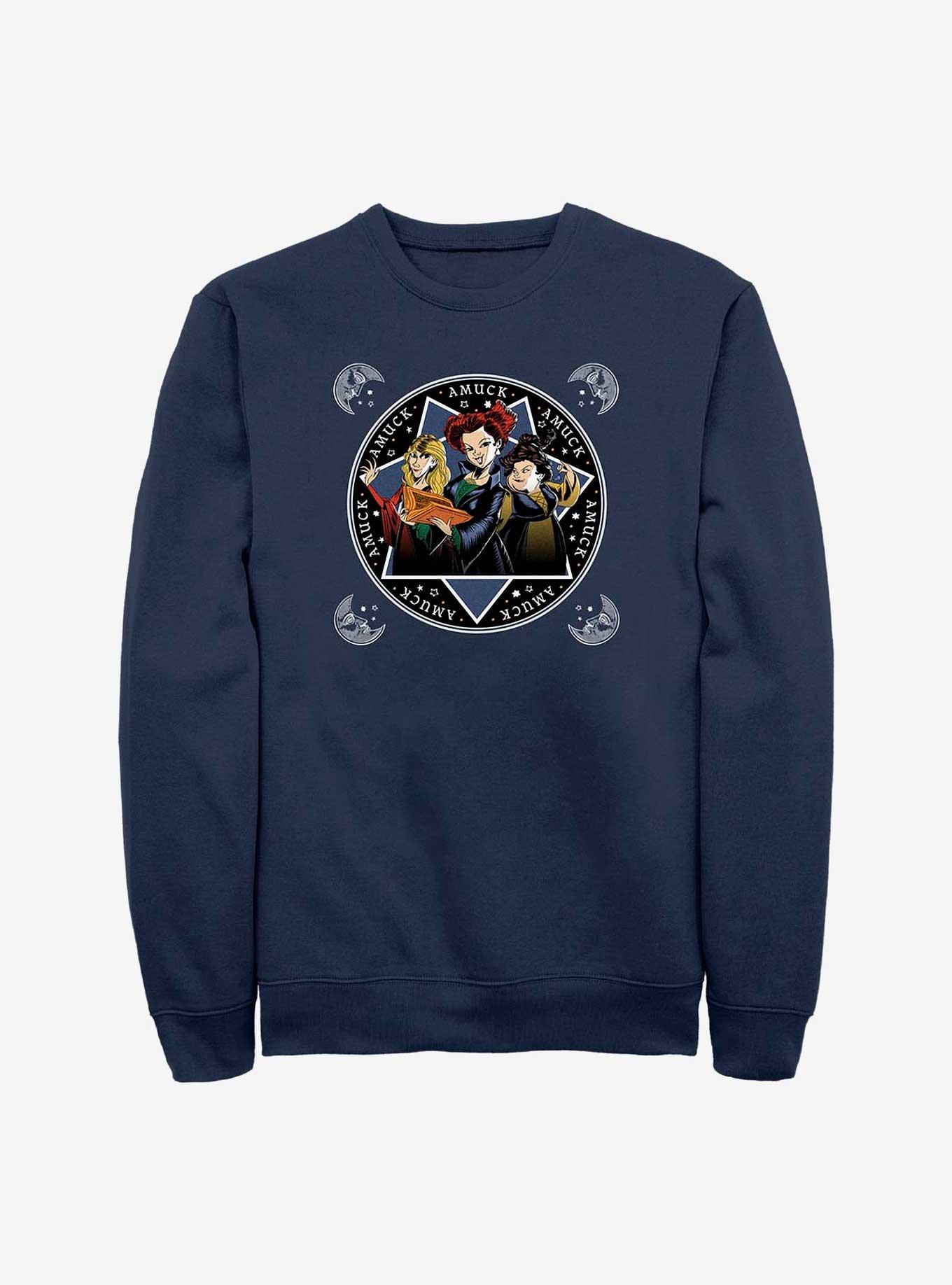 Disney Hocus Pocus Sanderson Sisters Cartoon Style Sweatshirt, , hi-res