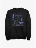 Disney Hocus Pocus Transformation Spell Lyrics Sweatshirt, BLACK, hi-res