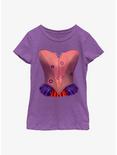 Disney Hocus Pocus Sarah Dress Cosplay Youth Girls T-Shirt, PURPLE BERRY, hi-res