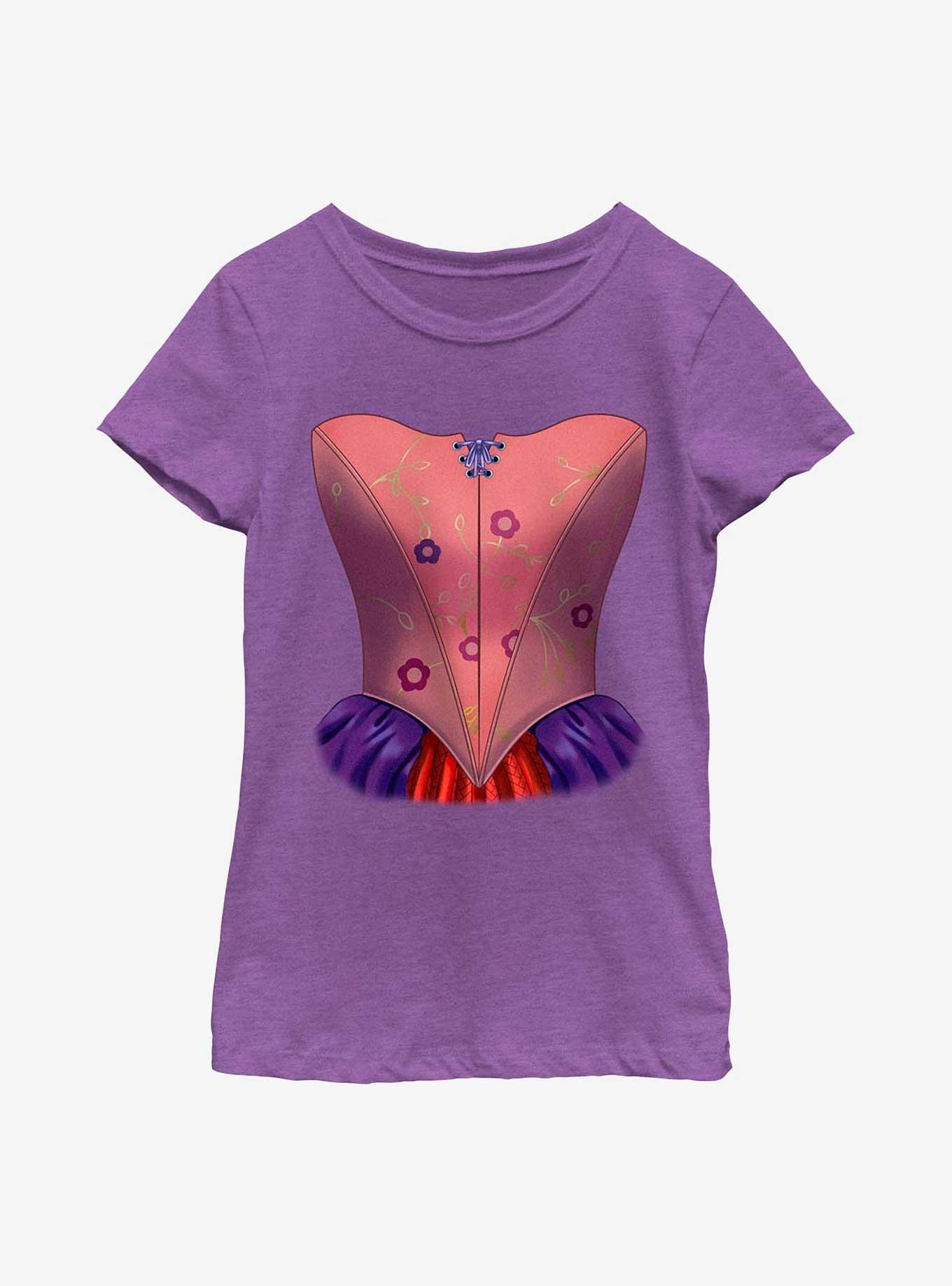 Disney Hocus Pocus Sarah Dress Youth Girls T-Shirt, PURPLE BERRY, hi-res