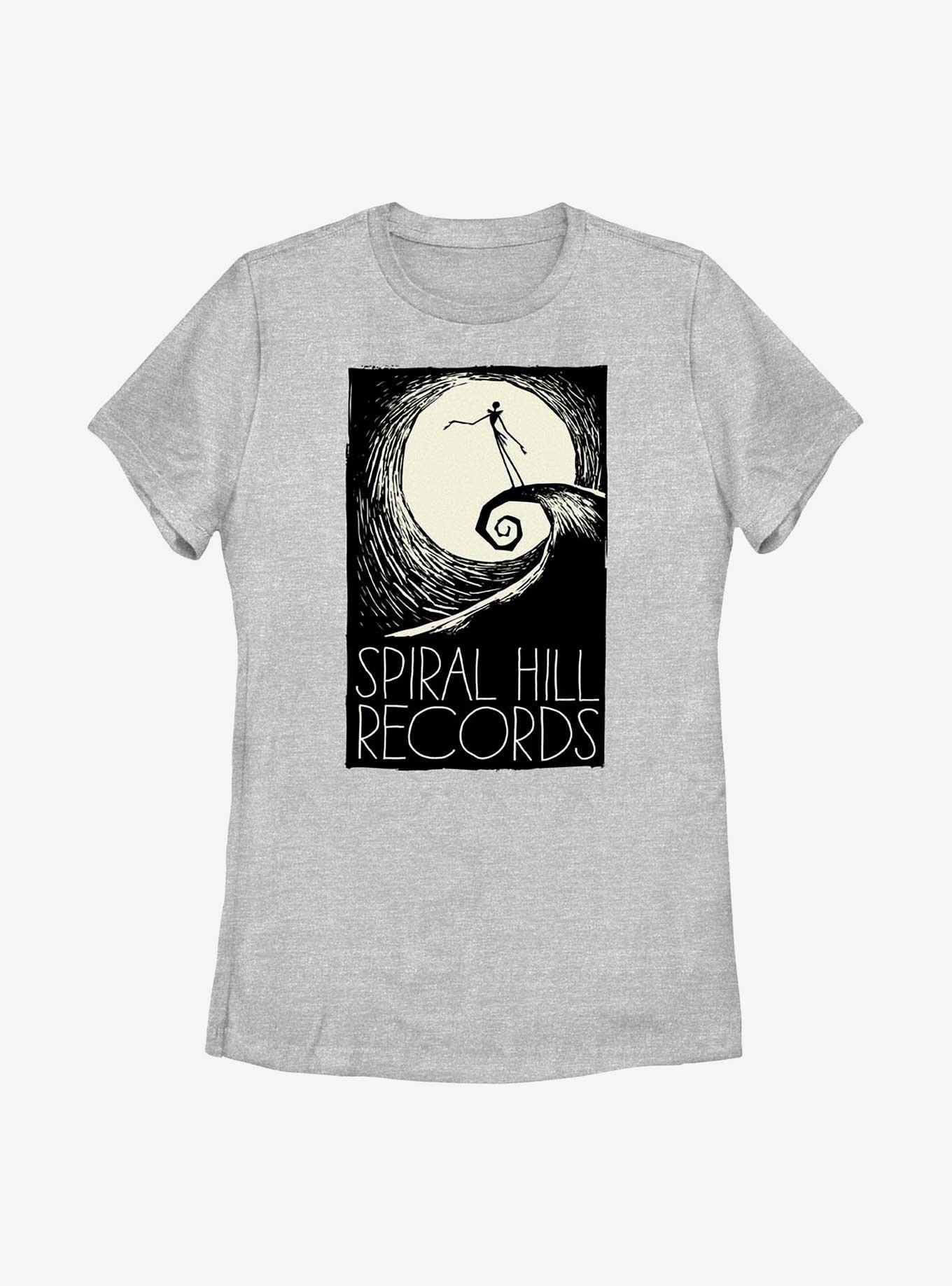Disney The Nightmare Before Christmas Hill Records Womens T-Shirt, ATH HTR, hi-res