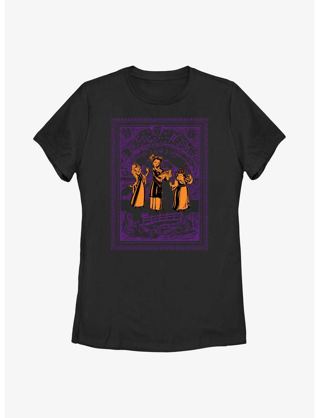 Disney Hocus Pocus Animated Sanderson Sisters Womens T-Shirt, BLACK, hi-res