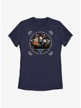 Disney Hocus Pocus Sanderson Sisters Cartoon Style Womens T-Shirt, NAVY, hi-res
