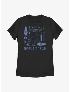 Disney Hocus Pocus Transformation Spell Lyrics Womens T-Shirt, , hi-res