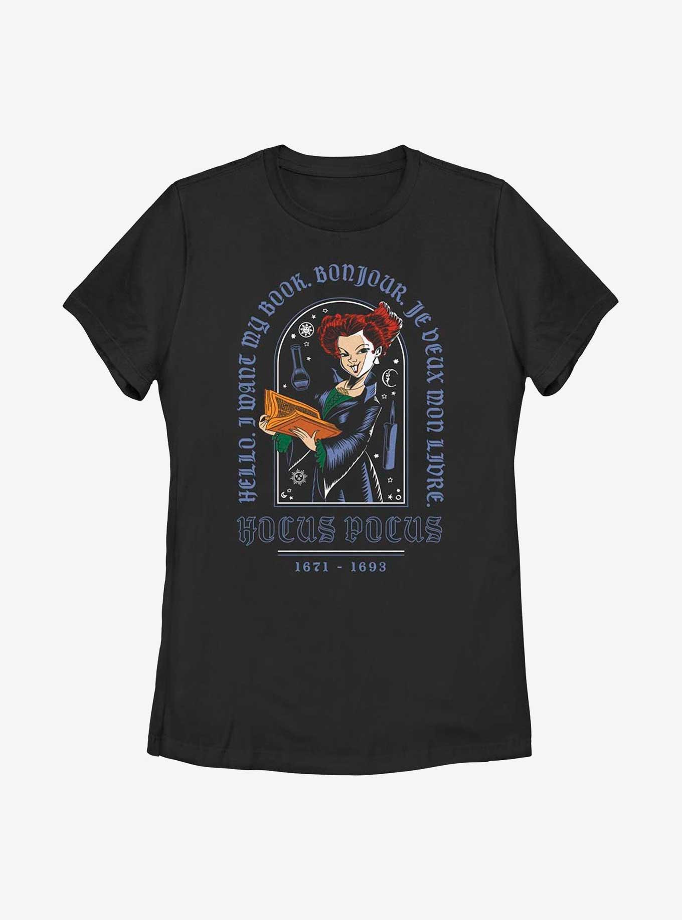 Disney Hocus Pocus Winnie Cartoon Womens T-Shirt, , hi-res