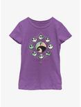 Disney The Nightmare Before Christmas Forever And Always Diamond Youth Girls T-Shirt, PURPLE BERRY, hi-res