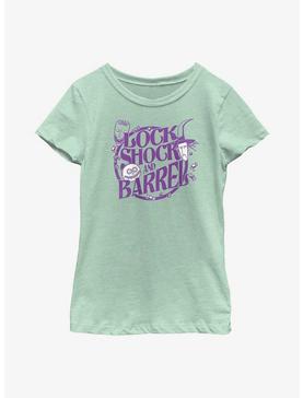 Disney The Nightmare Before Christmas Lock, Shock And Barrel Youth Girls T-Shirt, , hi-res