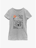 Disney The Nightmare Before Christmas Trick Or Scream Youth Girls T-Shirt, ATH HTR, hi-res