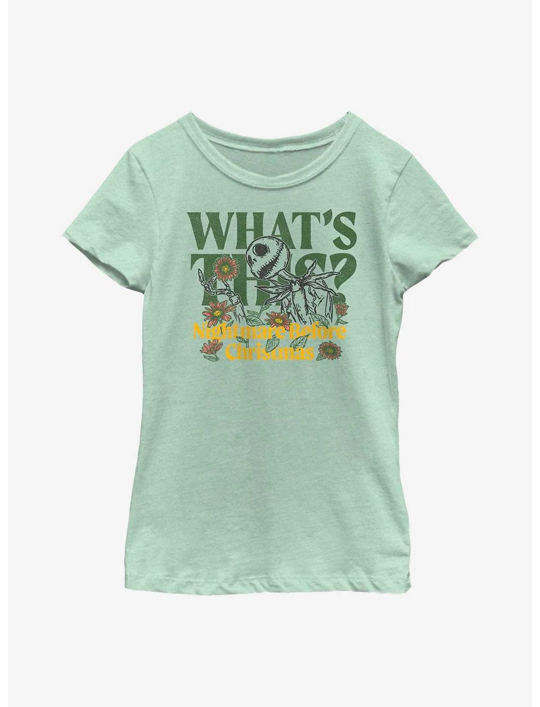 Disney The Nightmare Before Christmas What Is This Thing Youth Girls T-Shirt, MINT, hi-res
