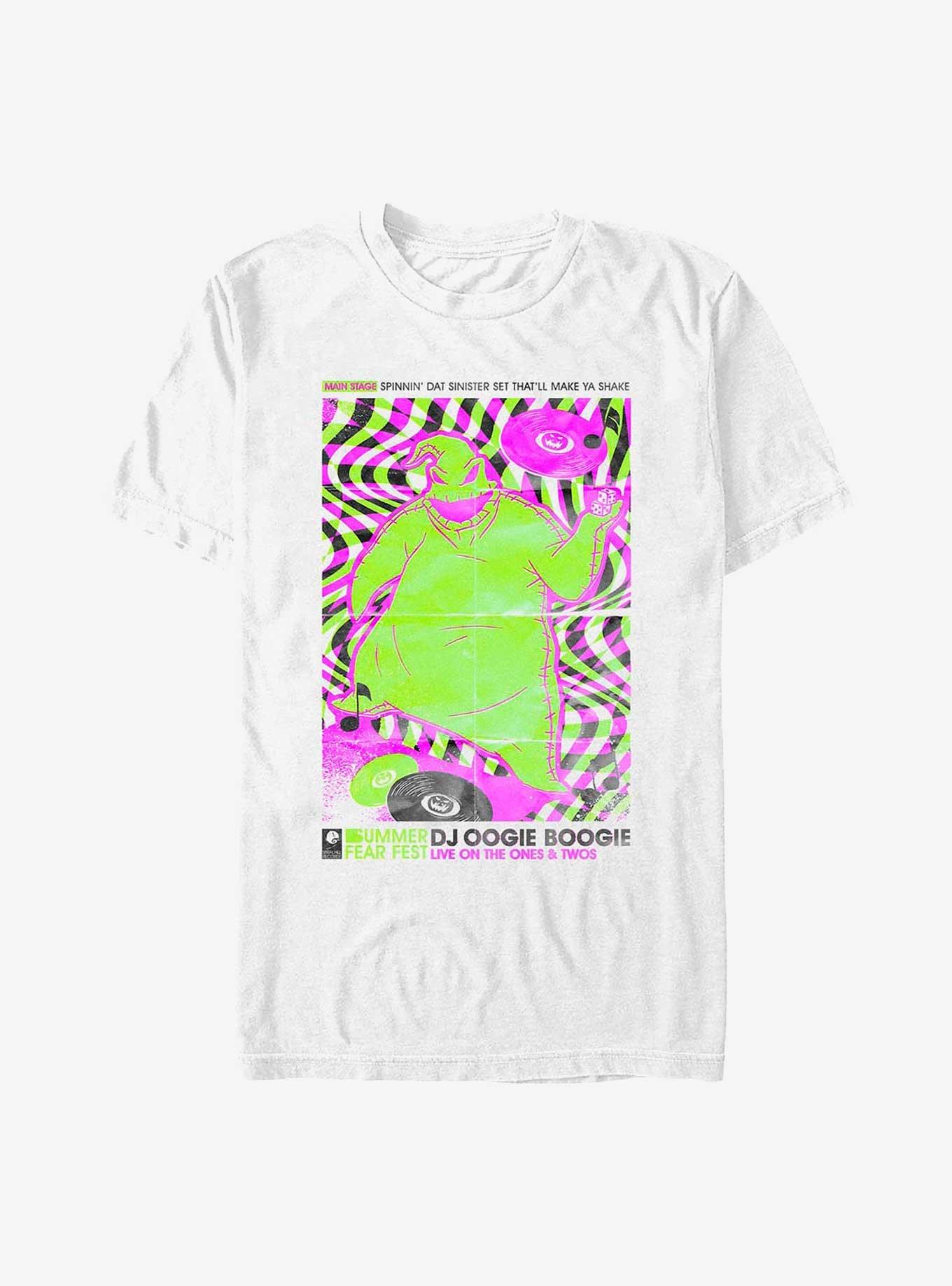 Disney The Nightmare Before Christmas Dj Oogie Boogie T-Shirt, WHITE, hi-res