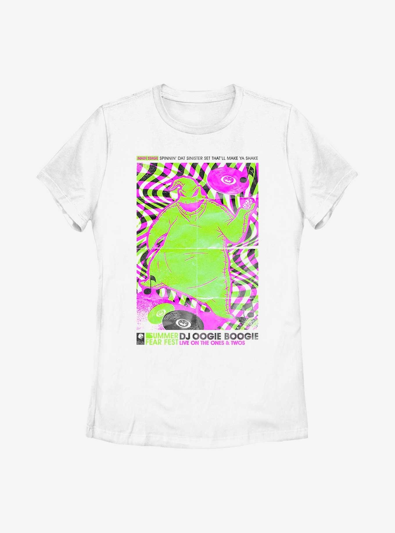 Disney The Nightmare Before Christmas Dj Oogie Boogie Womens T-Shirt, WHITE, hi-res