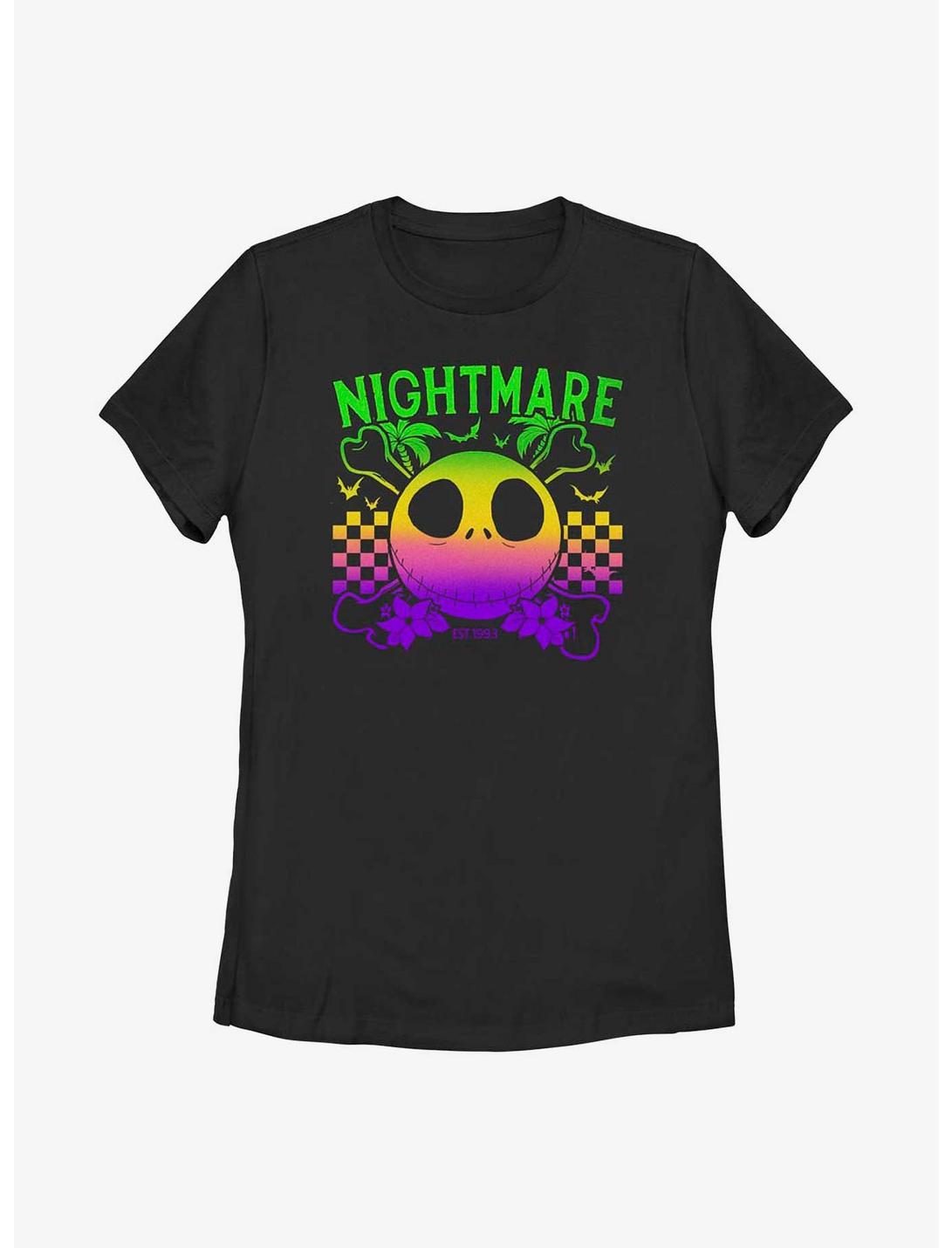 Disney The Nightmare Before Christmas Jack Sunset Womens T-Shirt, BLACK, hi-res