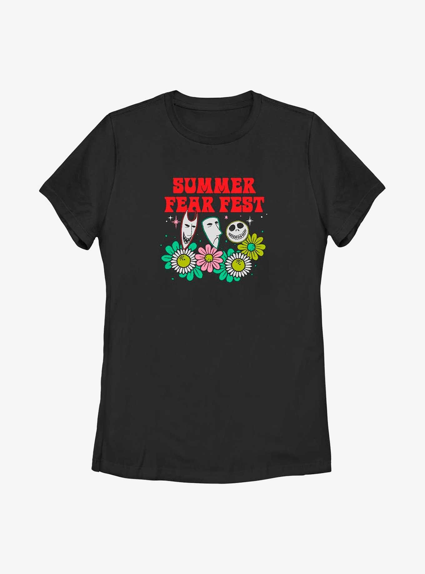 Disney The Nightmare Before Christmas Lock, Shock And Barrel Summer Fest Womens T-Shirt, , hi-res