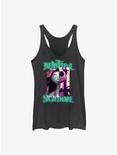 Disney The Nightmare Before Christmas Glitchy Nightmare Womens Tank Top, BLK HTR, hi-res