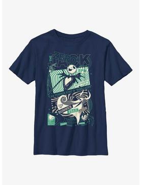 Disney The Nightmare Before Christmas Jack & Zero Fear Fest Poster Youth T-Shirt, , hi-res