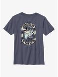 Disney The Nightmare Before Christmas Something In The Wind Youth T-Shirt, NAVY HTR, hi-res