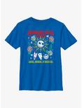 Disney The Nightmare Before Christmas Summer Back Youth T-Shirt, ROYAL, hi-res