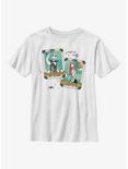 Disney The Nightmare Before Christmas Tarot Cards Youth T-Shirt, WHITE, hi-res