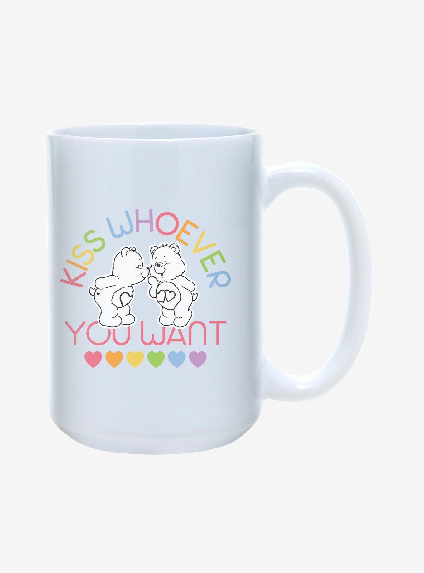 Care Bears Kiss Whoever You Want Mug 15oz, , hi-res