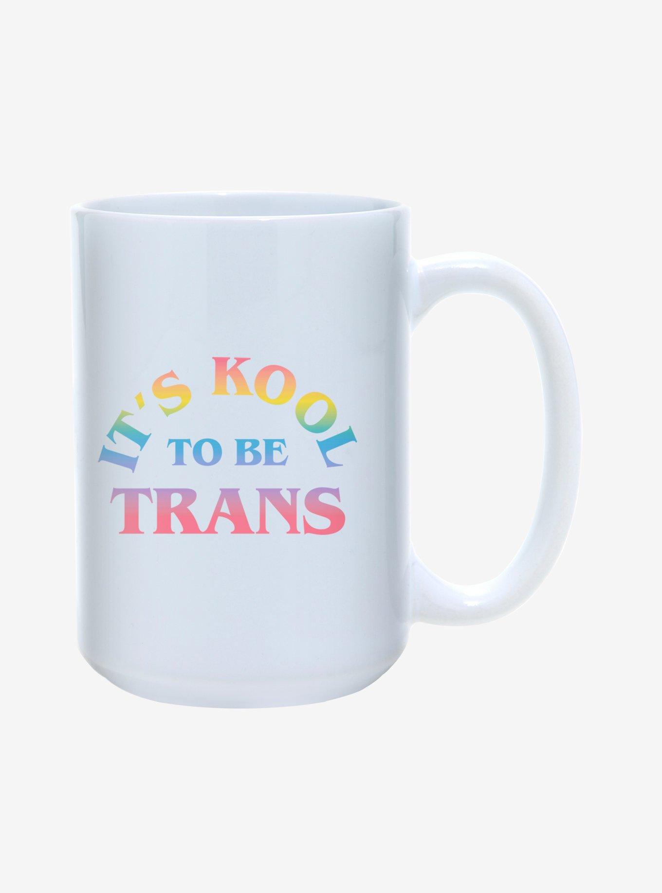 It's Kool To Be Trans Pride Mug 15oz, , hi-res