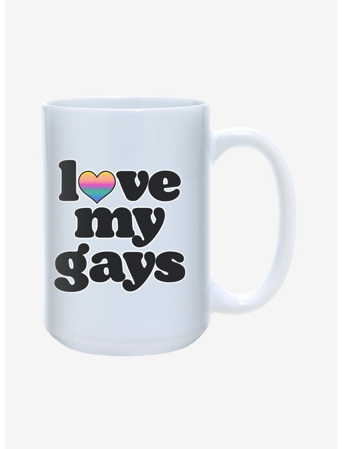 Love My Gays Pride Mug 15oz, , hi-res