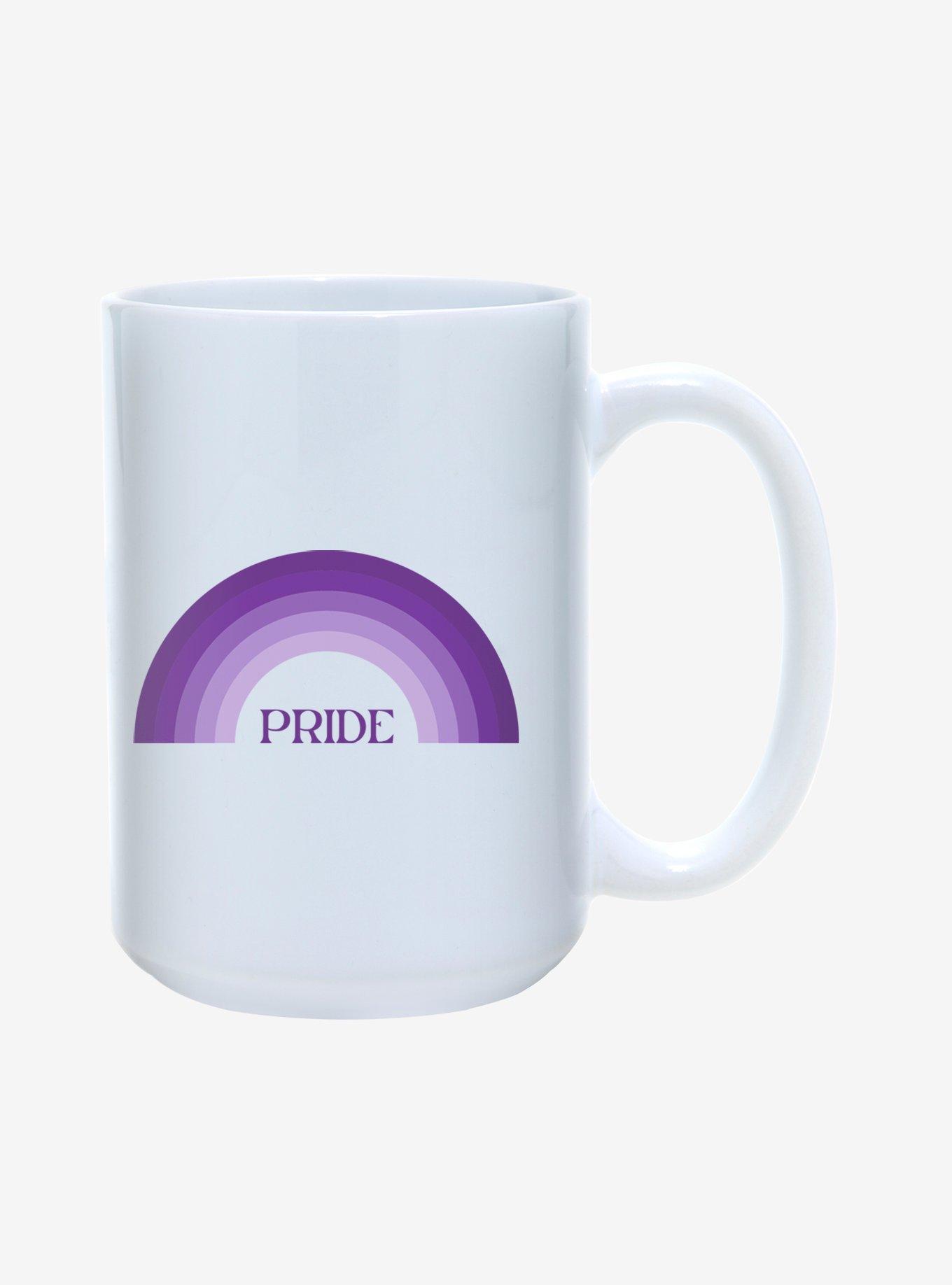 Purple Rainbow Pride Mug 15oz, , hi-res