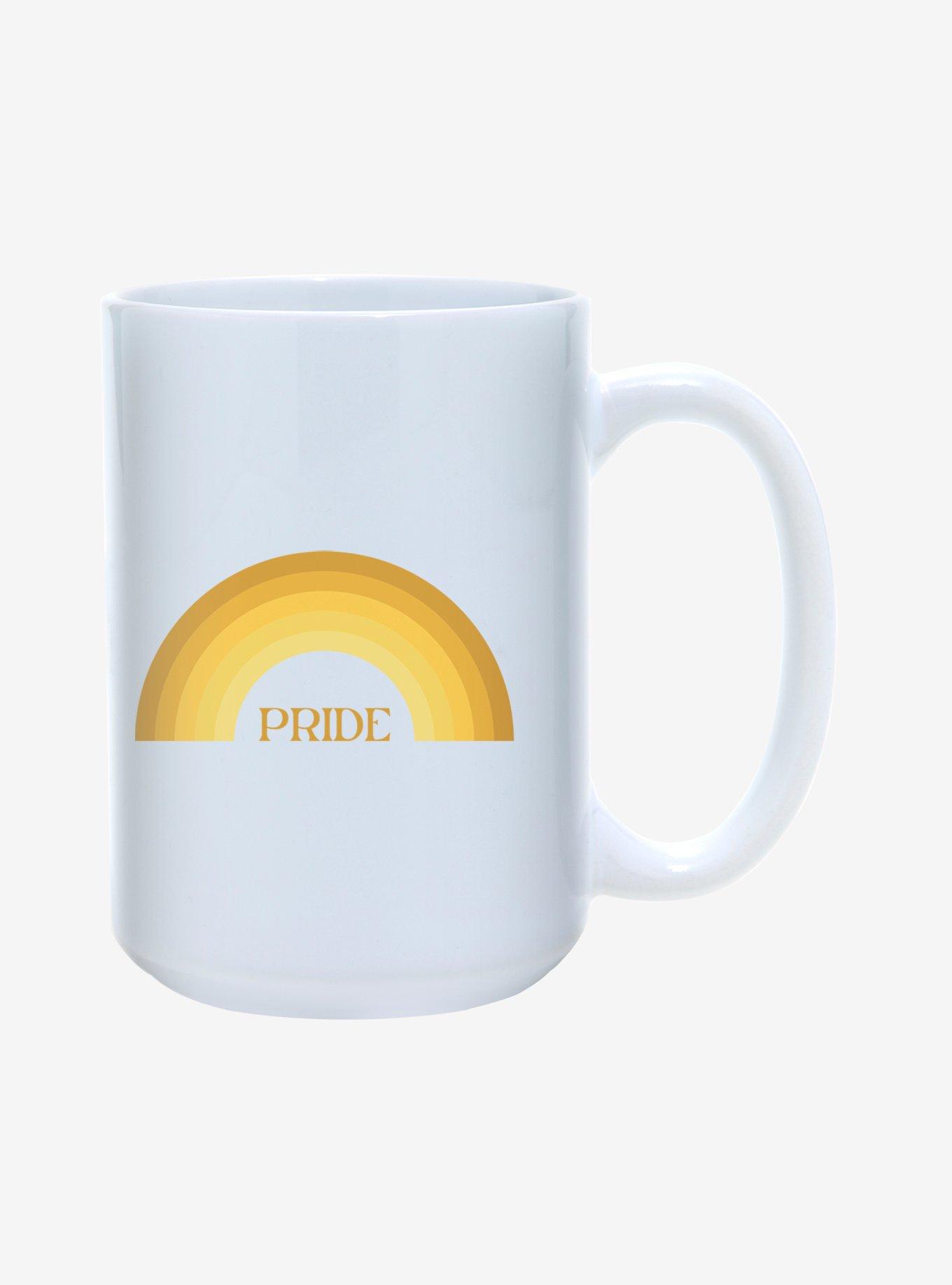 Yellow Rainbow Pride Mug 15oz, , hi-res