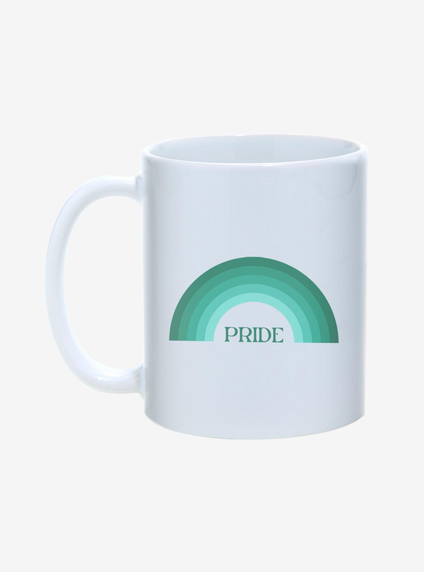 Green Rainbow Pride Mug 11oz, , hi-res