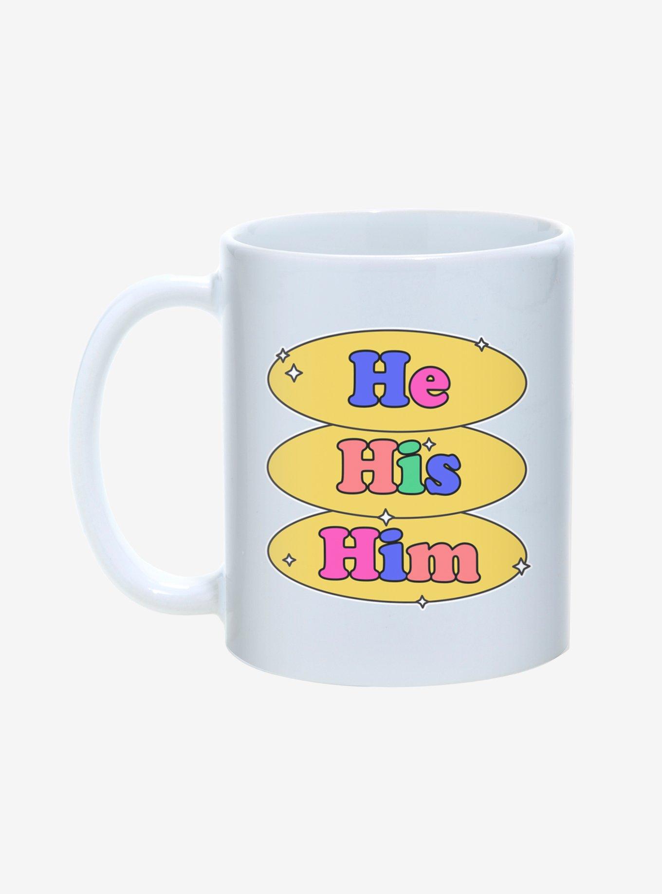 He His Him Pronouns Pride Mug 11oz, , hi-res