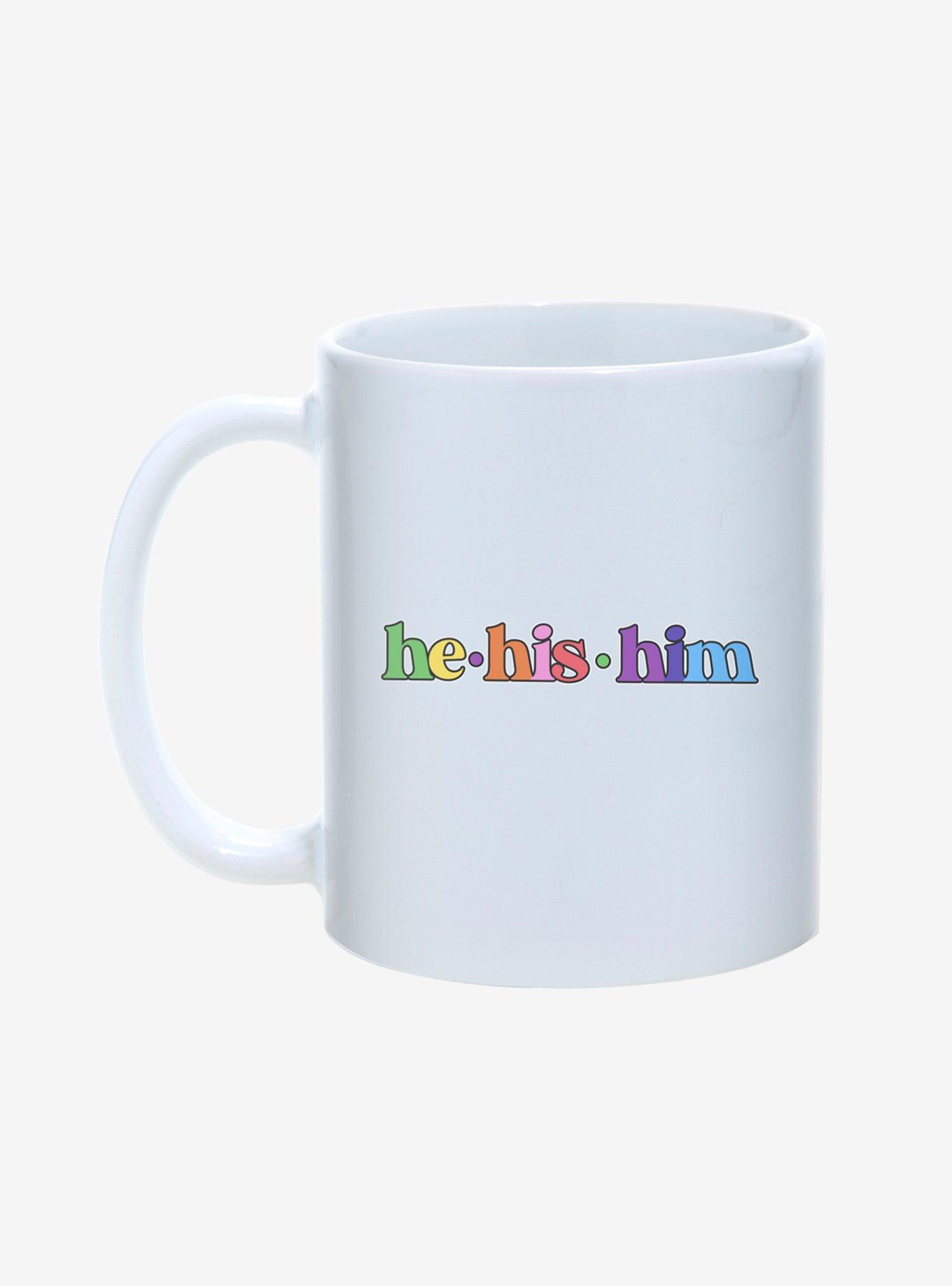 He His Him Pronouns Pride Mug 11oz, , hi-res