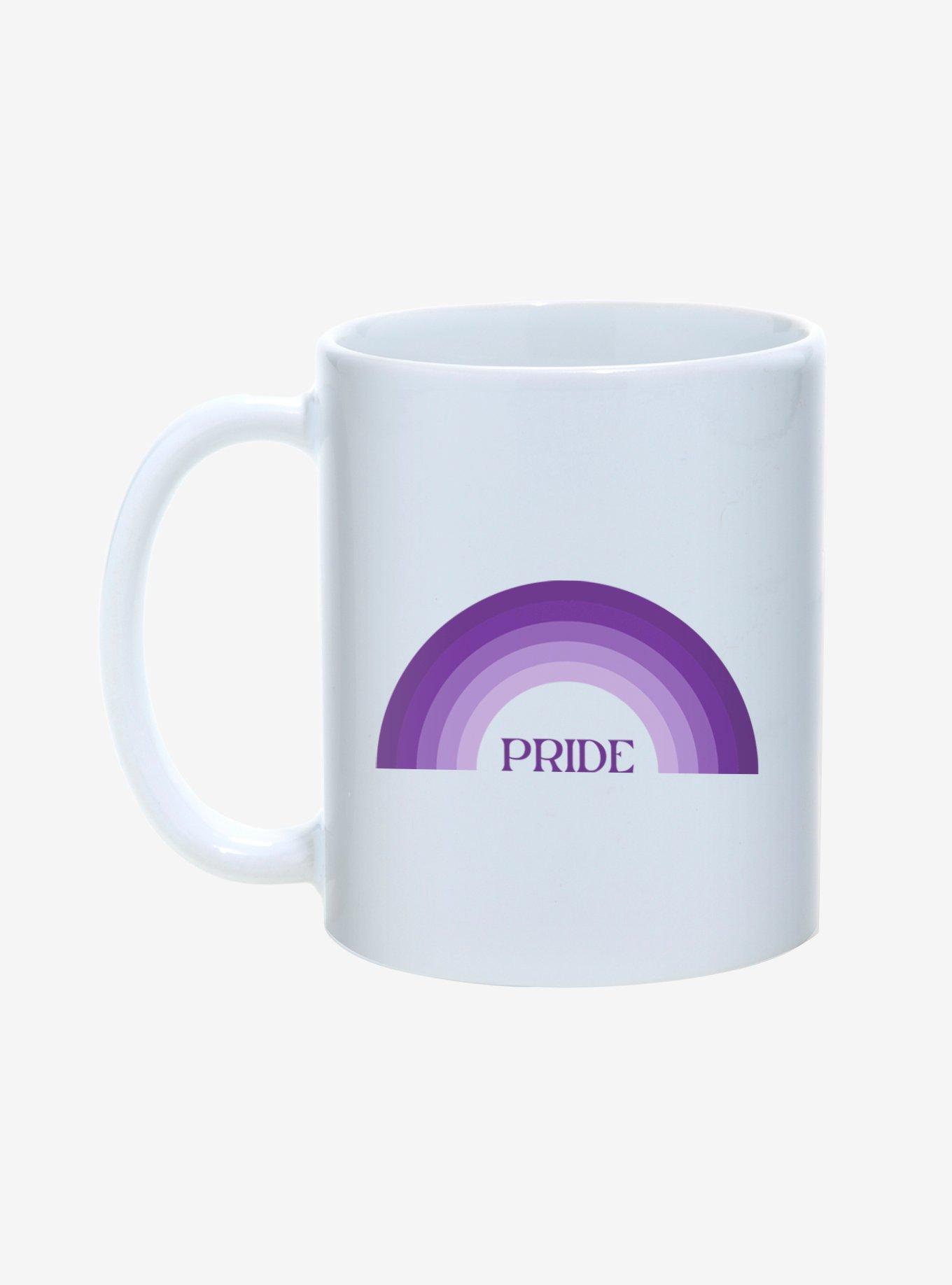 Purple Rainbow Pride Mug 11oz, , hi-res