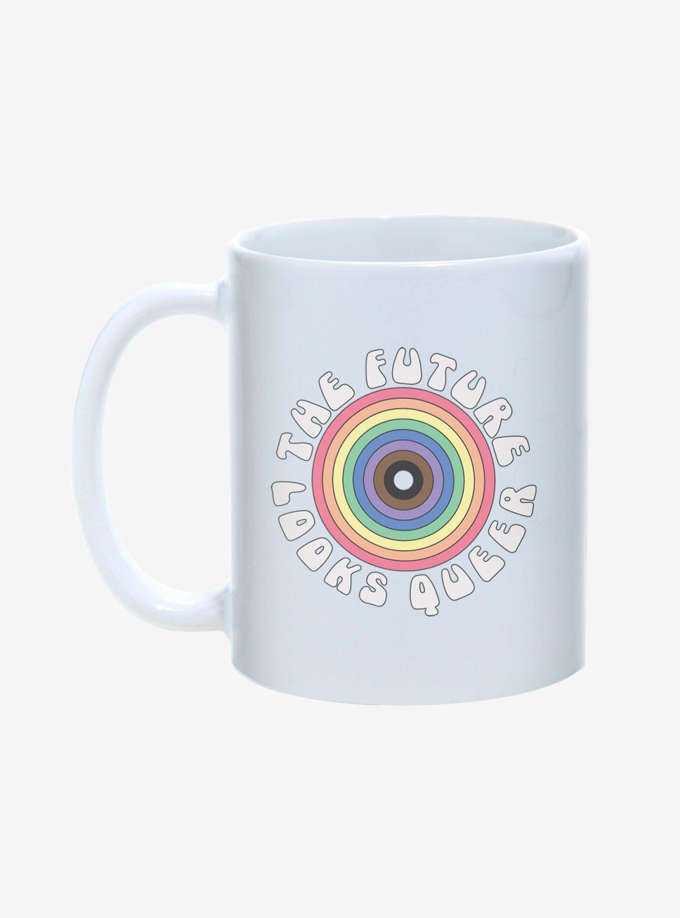 The Future Looks Queer Pride Mug 11oz, , hi-res