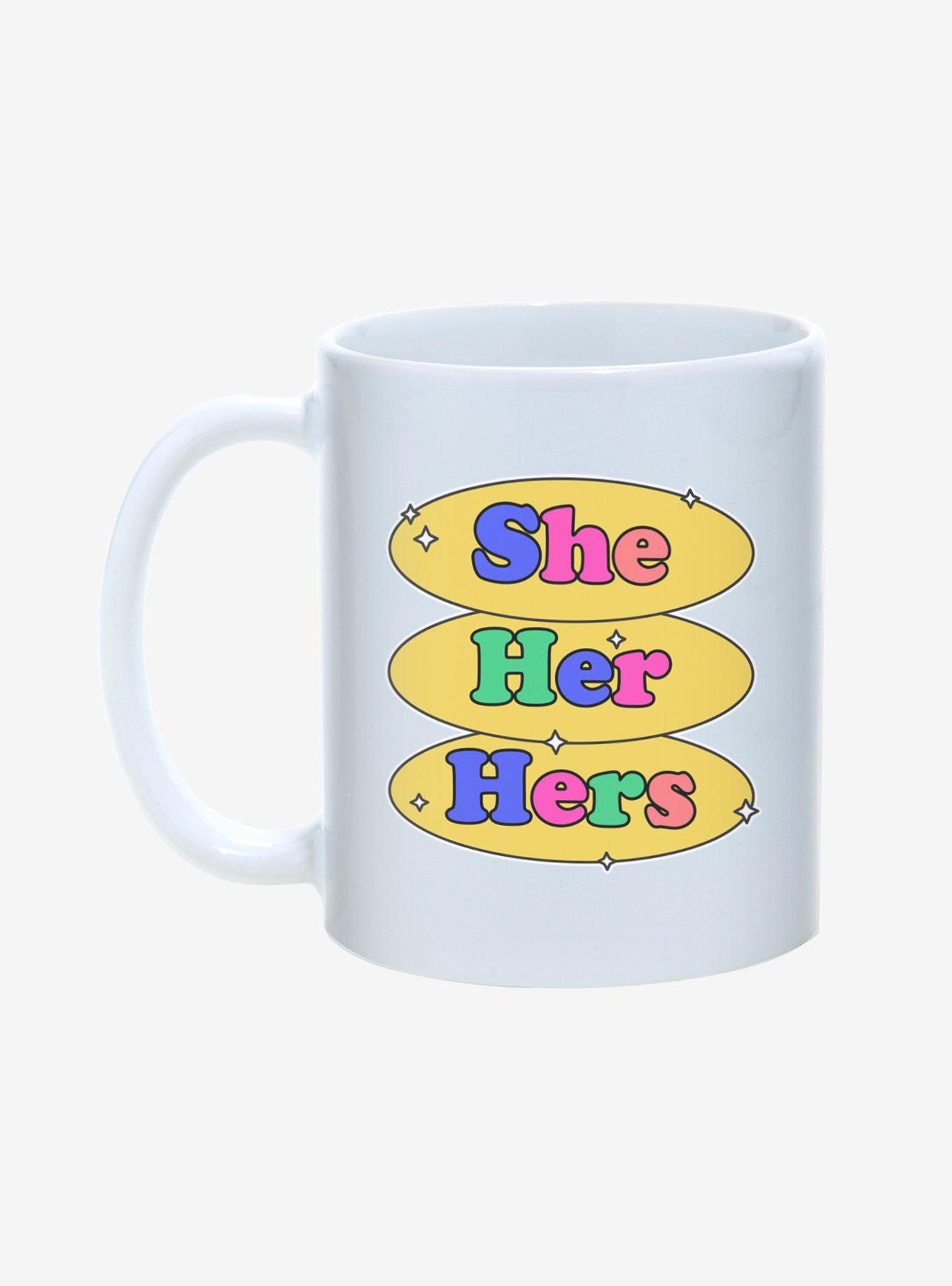 She Her Hers Pronouns Pride Mug 11oz, , hi-res