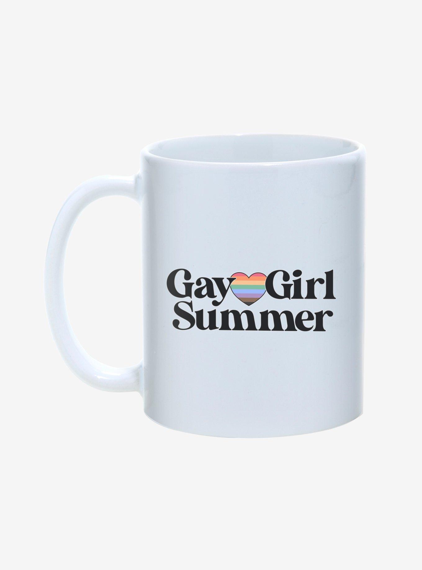 Gay Girl Summer Pride Mug 11oz, , hi-res